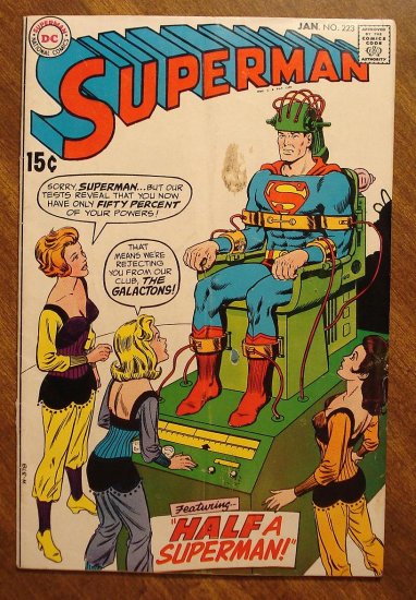 Superman #223 (1970) comic book - DC Comics, VG condition