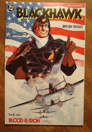 Blackhawk #1 deluxe format comic book - DC comics, Howard Chaykin