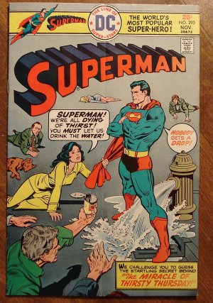 Superman #293 comic book (1975) - DC Comics, VG condition