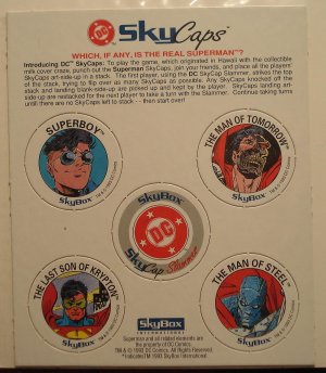 DC comics SkyCaps (POGS) - Death / Resurrection of Superman, 1993, unpunched, NM/M