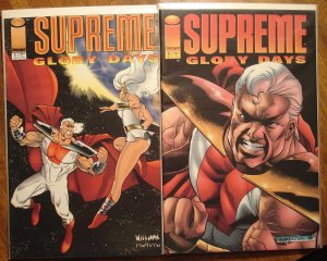 Supreme: Glory Days #'s 1 & 2 comic book - Image comics