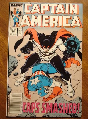 Captain America #348 comic book - Marvel Comics