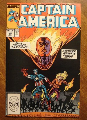 Captain America #356 comic book - Marvel Comics