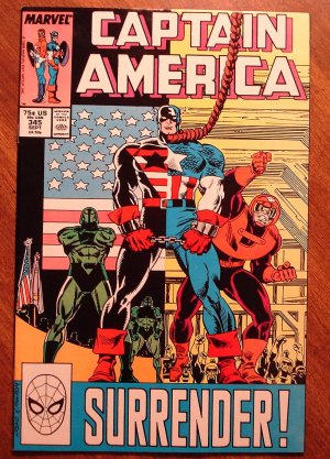 Captain America #345 comic book - Marvel Comics
