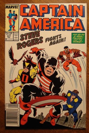 Captain America #337 comic book - Marvel Comics
