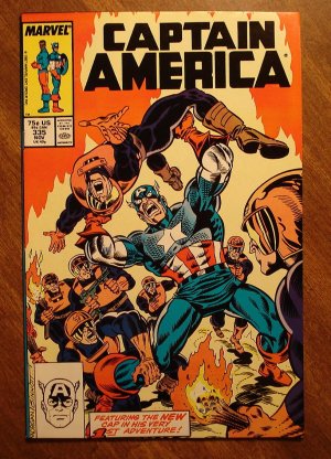 Captain America #335 comic book - Marvel Comics