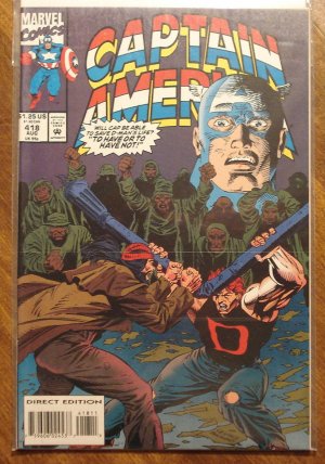 Captain America #418 comic book - Marvel Comics