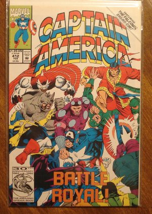 Captain America #412 comic book - Marvel Comics
