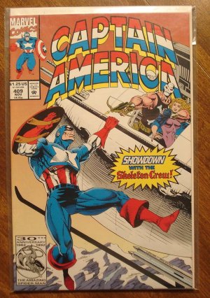 Captain America #409 comic book - Marvel Comics