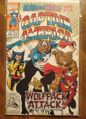 Captain America #406 comic book - Marvel Comics