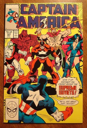Captain America #353 comic book - Marvel Comics