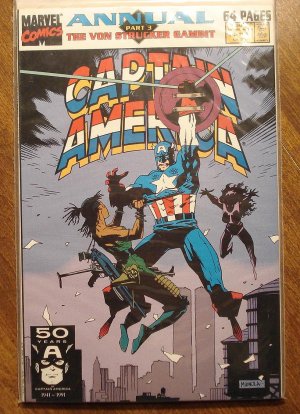 Captain America Annual #10 comic book - Marvel Comics