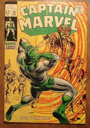 Captain Marvel #10 (1968) comic book, Fine/Very Fine condition - Marvel Comics