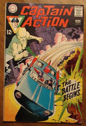 Captain Action #2 comic book (1969) VG,  DC Comics
