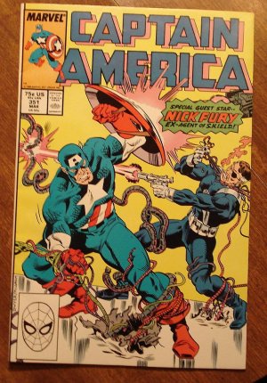 Captain America #351 comic book - Marvel Comics