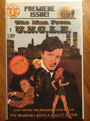 The Man From U.N.C.L.E. (uncle) #'s 1, 2, 4, comic book - TE Comics
