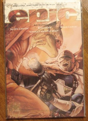 Epic Anthology comic book #3 Marvel Comics, Stalkers, Wild cards, Alien Legion, Cholly & Flytrap
