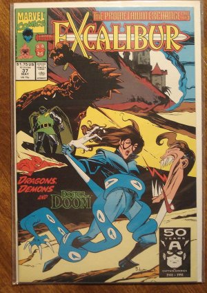Excalibur #37 comic book - Marvel Comics
