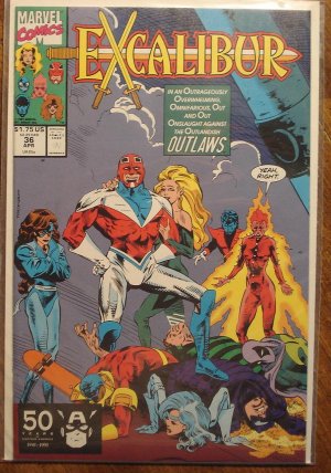 Excalibur #36 comic book - Marvel Comics