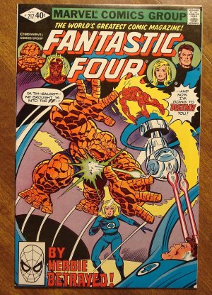 Fantastic Four (4) #217 comic book - Marvel Comics