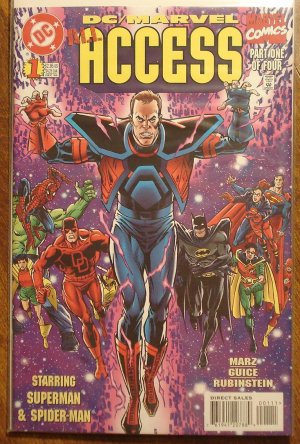 All Access #1 comic book - DC & Marvel Comics, Superman & Spider-Man, Batman & Daredevil