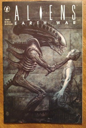 Aliens: Earth war #2 comic book - Dark Horse Comics