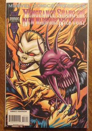 Marvel Comics Presents #157 comic book, Vengeance, Nick Fury, Shang Chi, New warriors