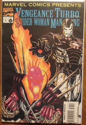 Marvel Comics Presents #167 comic book, Vengeance, Turbo, Spider-Woman, Man-Thing