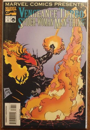 Marvel Comics Presents #166 comic book, Vengeance, Turbo, Spider-Woman, Man-Thing