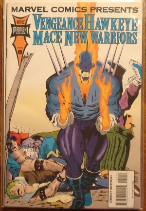 Marvel Comics Presents #161 comic book, Vengeance, Hawkeye, Mace, New Warriors