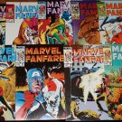 Marvel Fanfare #'s 12, 13, 14, 15, 16, 17, 18, 19, 20 comic books