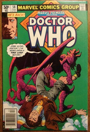 Marvel Premiere #58 (1981) comic book, Marvel comics, Doctor (Dr.) Who
