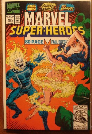 Marvel Super-Heroes 1992 Fall Special comic book, Ghost Rider, Giant Man, Ms Marvel
