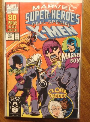 Marvel Super-Heroes 1991 Fall Special comic book, X-men, Marvel Boy, Shroud, Cloak & Dagger
