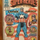 Marvel Super-Heroes 1990 Fall Special comic book, Captain America, Hulk, Wasp, Captain Marvel