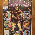 Marvel Super-Heroes 1990 Summer Special comic book, Iron Man, Rogue, Falcon, Daredevil, Tigra