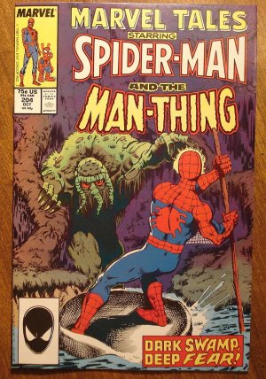 Marvel Tales #204 comic book, Spider-Man & Man-Thing