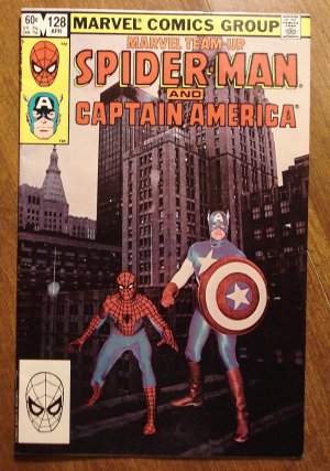 Marvel Team-Up #128 Spider-Man & Captain America comic book - Marvel comics