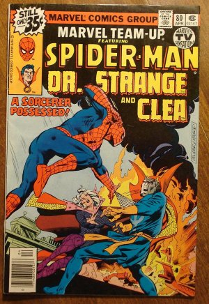 Marvel Team-Up #80 Spider-Man & Dr. Strange & Clea comic book - Marvel comics