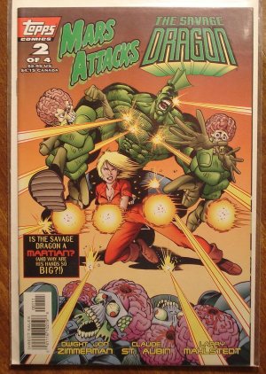 Mars Attacks / The Savage Dragon #2 comic book - Topps comics