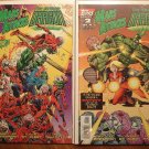 Mars Attacks / The Savage Dragon #'s 1 & 2 comic book - Topps comics