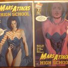 Mars Attacks High School #'s 1 & 2 comic book - Topps comics
