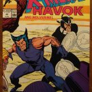 Marvel Comics Presents #30 comic book, Havok, Wolverine