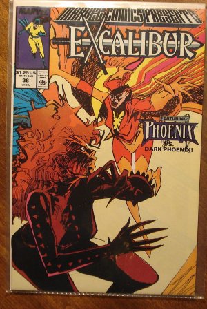 Marvel Comics Presents #36 comic book, Excalibur, Phoenix