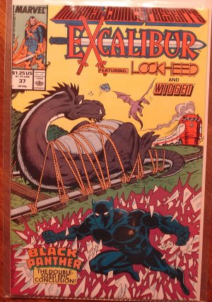 Marvel Comics Presents #37 comic book, Excalibur, Black Panther