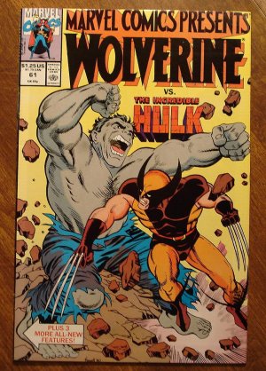 Marvel Comics Presents #61 comic book, Wolverine vs. Hulk