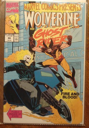 Marvel Comics Presents #66 comic book, Wolverine, Ghost Rider