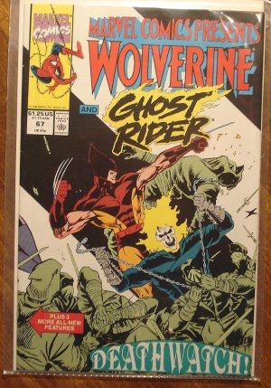 Marvel Comics Presents #67 comic book, Wolverine, Ghost Rider