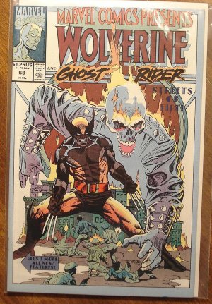 Marvel Comics Presents #69 comic book, Wolverine, Ghost Rider
