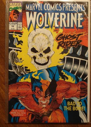 Marvel Comics Presents #70 comic book, Wolverine, Ghost Rider